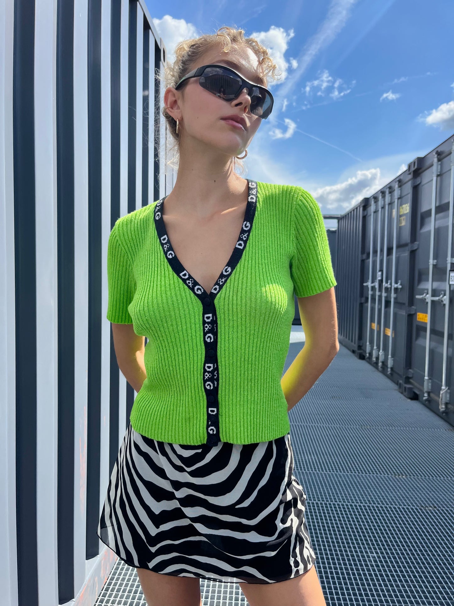 Jupe zèbre Dolce & Gabbana