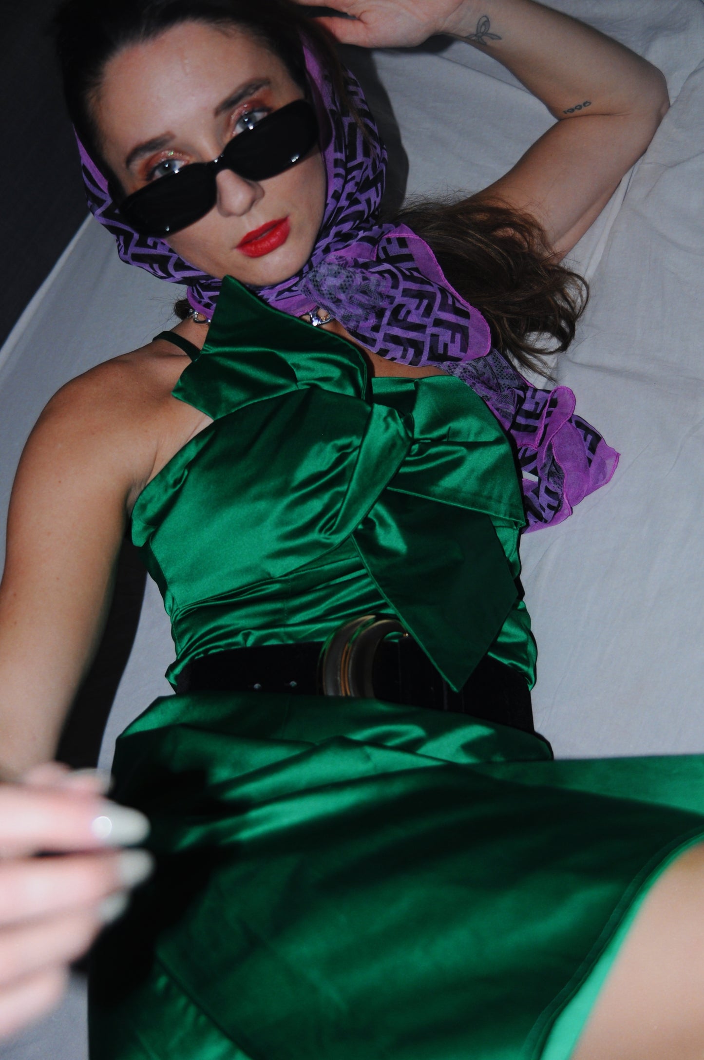 Foulard Fendi monogramme