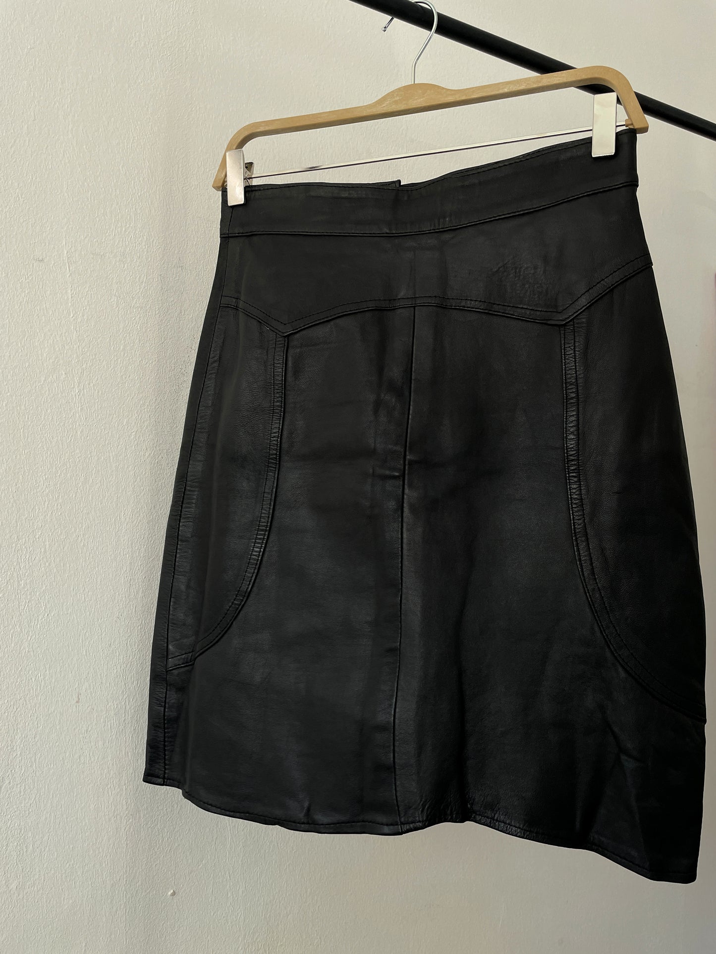 Jupe en cuir